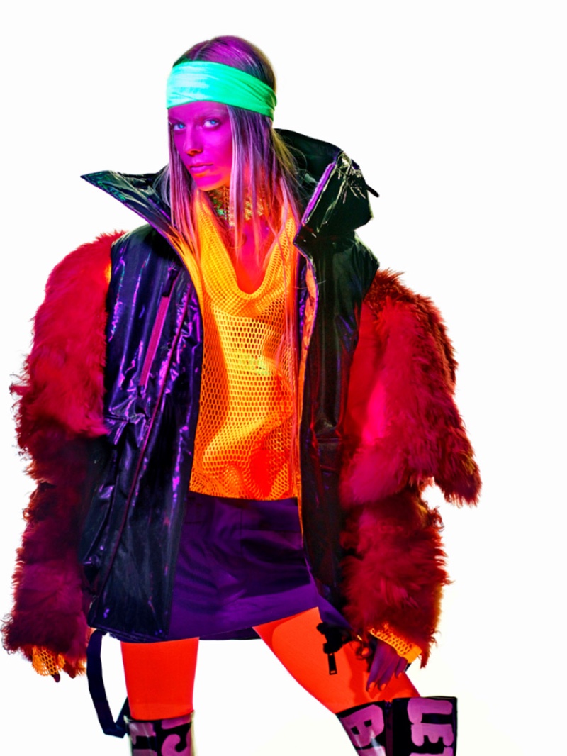 Lexi Boling & Remington Williams Rock Neon Looks for V Magazine