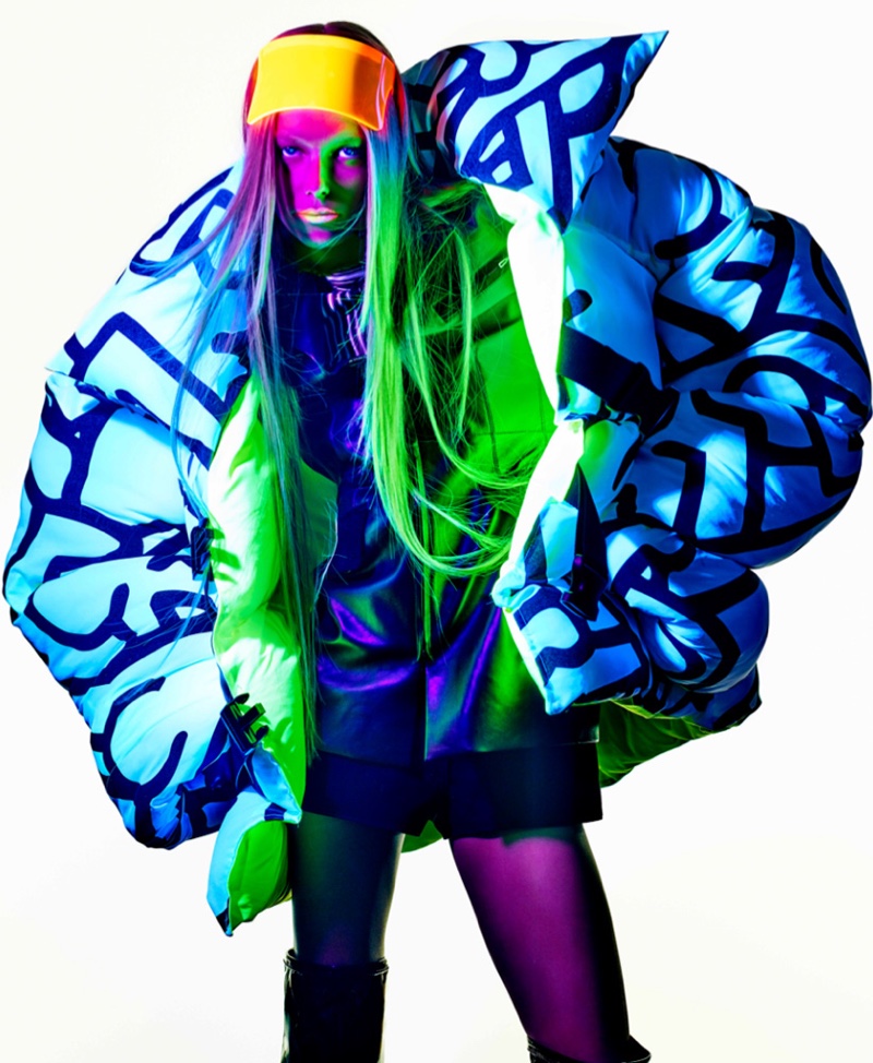 Lexi Boling & Remington Williams Rock Neon Looks for V Magazine