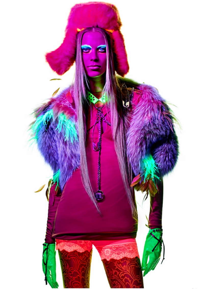 Lexi Boling & Remington Williams Rock Neon Looks for V Magazine