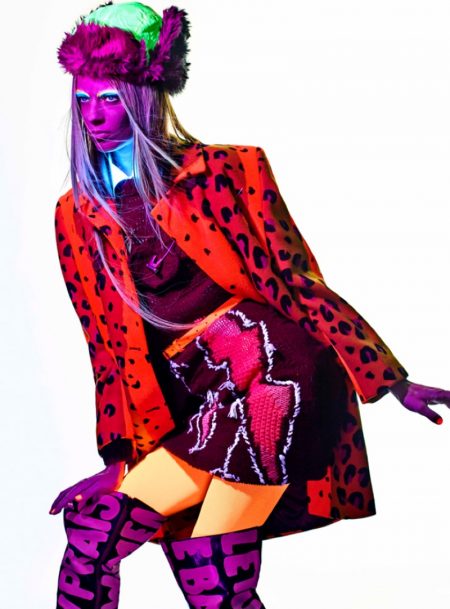 Lexi Boling & Remington Williams V Magazine Neon Fashion Editorial