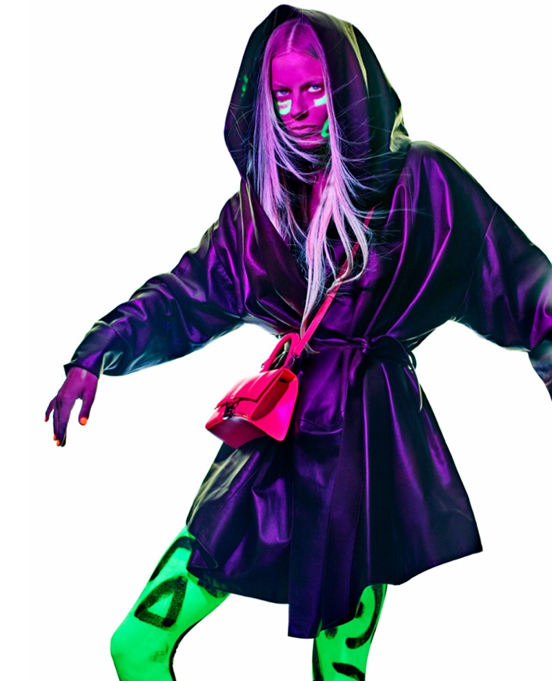 Lexi Boling & Remington Williams Rock Neon Looks for V Magazine