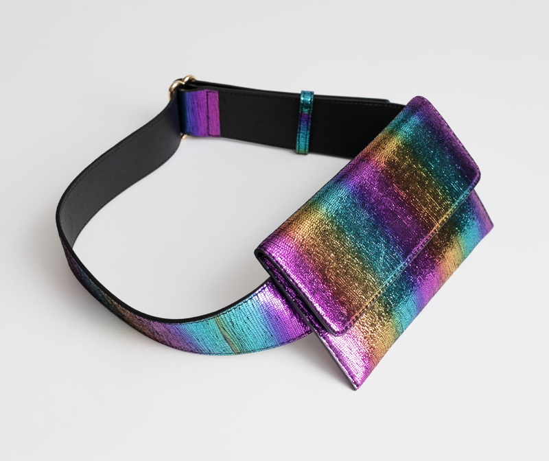 & Other Stories Rainbow Leather Beltbag $69