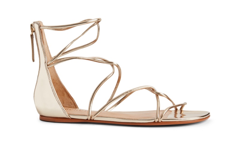 Schutz Fabia Sandal in Platina Gold $58 (previously $145)