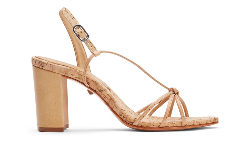 Schutz Rita Sandal in Lightwood $80 (previously $160)