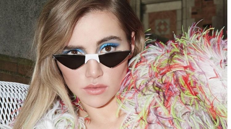 Suki Waterhouse Poses in Statement Styles for Tatler Russia