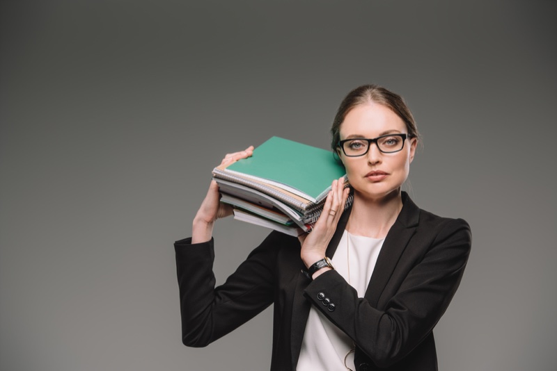 Teacher Books Glasses