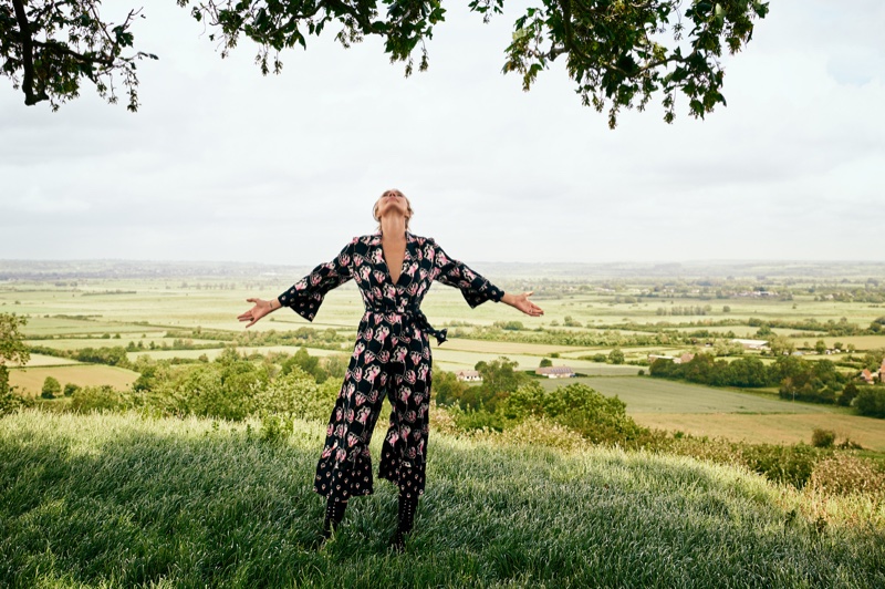 Temperley London spotlights Dragonfly jumpsuit in fall 2019 campaign