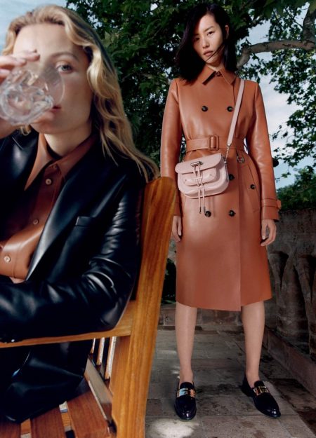 Liu Wen & Edita Vilkeviciute Front Tod's Fall 2019 Campaign Tod's unveils fall-winter 2019 campaign