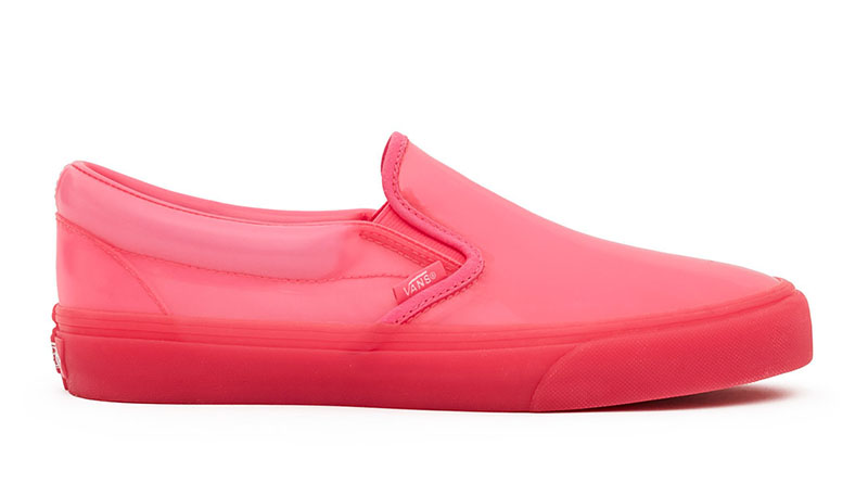 Vans x OC Transparent Classic Slip-On Sneaker in Pink $70
