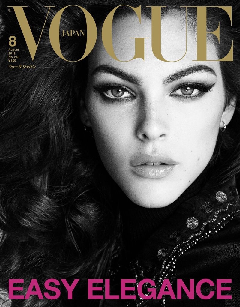 Vittoria Ceretti on Vogue Japan August 2019 Cover