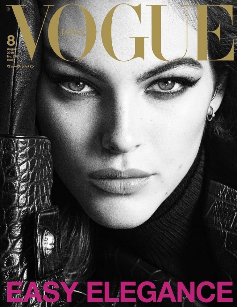 Vittoria Ceretti Vogue Japan 2019 Cover Fashion Editorial