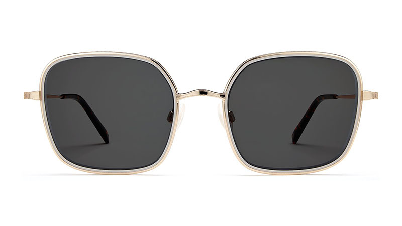 Warby Parker Claudette Sunglasses in Ash Riesling $145