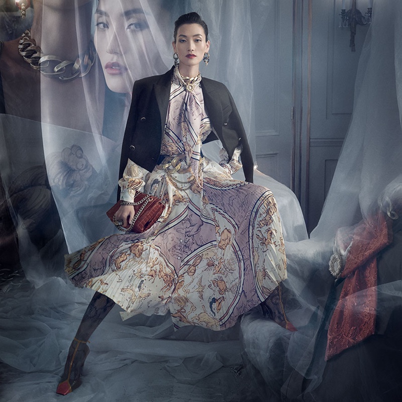 Lina Zhang stars in Zara fall-winter 2019 campaign