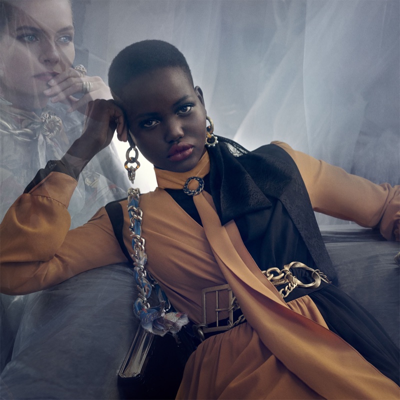 Adut Akech fronts Zara fall-winter 2019 campaign