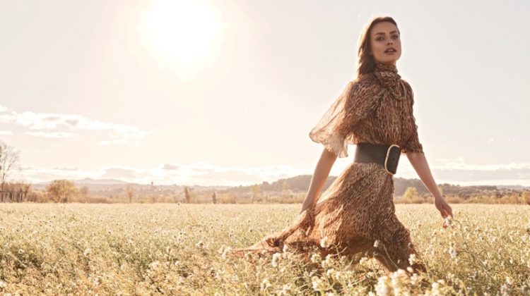 Birgit Kos stars in Zimmermann fall 2019 campaign