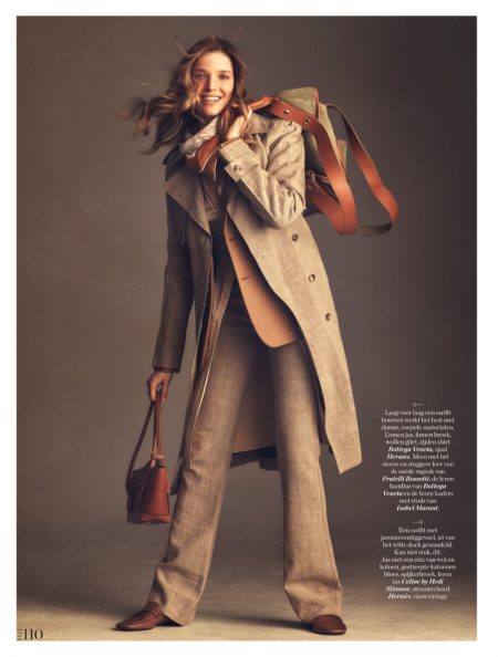 Alisa Ahmann Layers Up in Neutrals for ELLE Netherlands Alisa Ahmann Layers Up in Neutrals for ELLE Netherlands