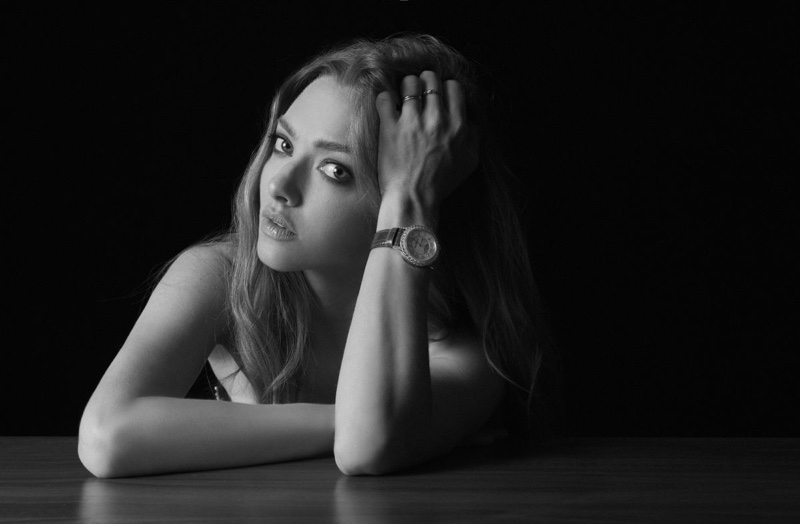 Actress Amanda Seyfried fronts Jaeger-LeCoultre Dazzling Rendez-Vous Moon watch campaign