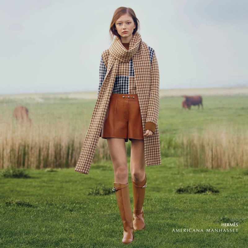 Americana Manhasset features Hermes designs in fall 2019 campaign