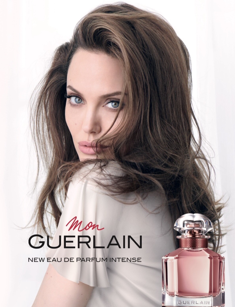 Actress Angelina Jolie fronts Mon Guerlain Intense fragrance campaign