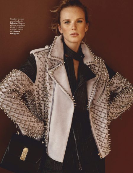 Anne Vyalitsyna Poses in Rough & Tumble Style for ELLE Spain Anne Vyalitsyna Poses in Rough & Tumble Style for ELLE Spain