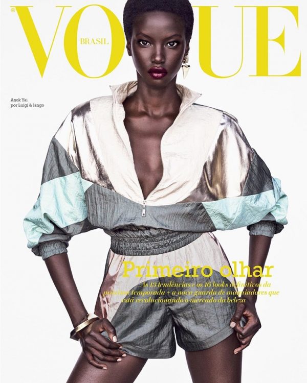 Anok Yai Vogue Brazil 2019 Cover Fashion Editorial