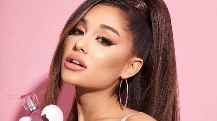 Ariana Grande is Pretty in Pink for Thank U, Next Fragrance Ads
