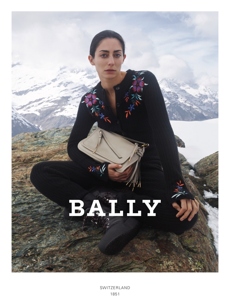 Conie Vallese fronts Bally fall-winter 2019 campaign