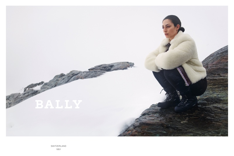 Conie Vallese stars in Bally fall-winter 2019 campaign