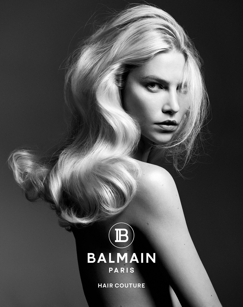 Aline Weber stars in Balmain Hair Couture fall-winter 2019 campaign