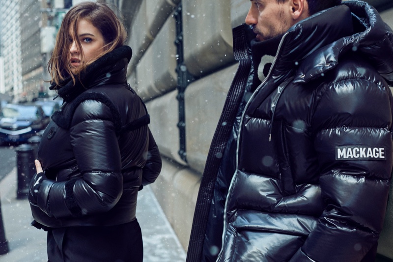 An image from the Mackage fall 2019 advertising campaign