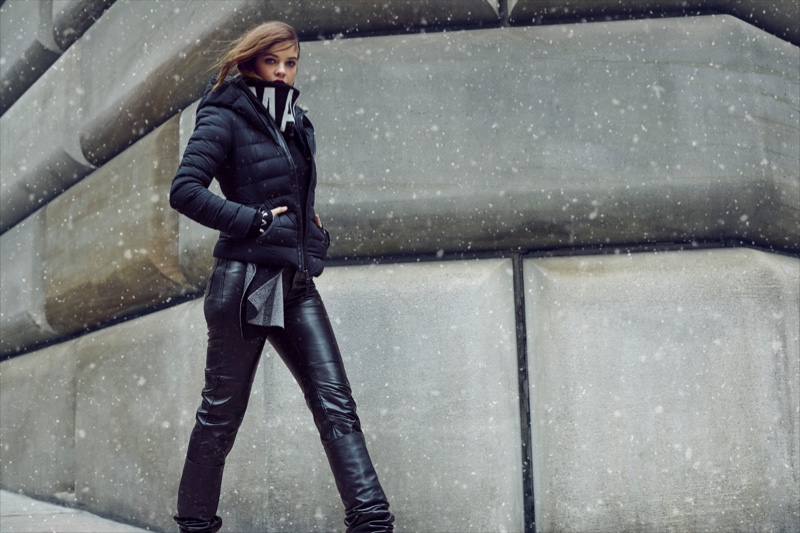 Barbara Palvin takes a stroll in Mackage fall-winter 2019 campaign