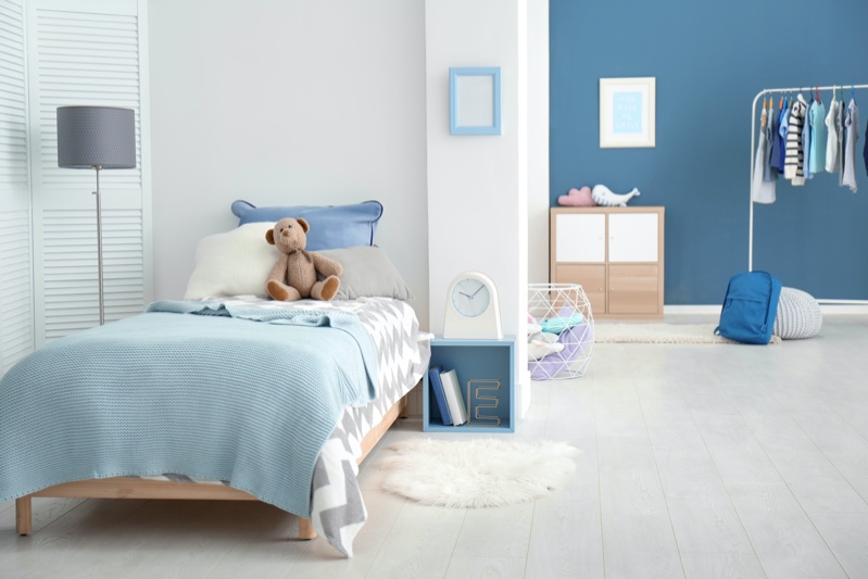 Blue Childrens Bedroom