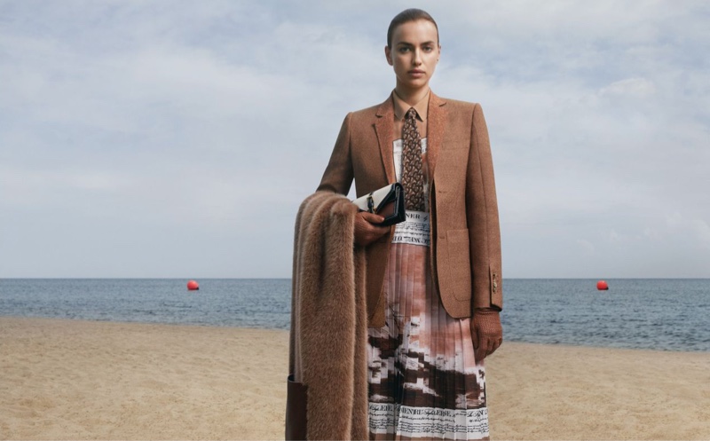 Irina Shayk stars in Burberry fall-winter 2019 campaign. Photo: Danko Steiner