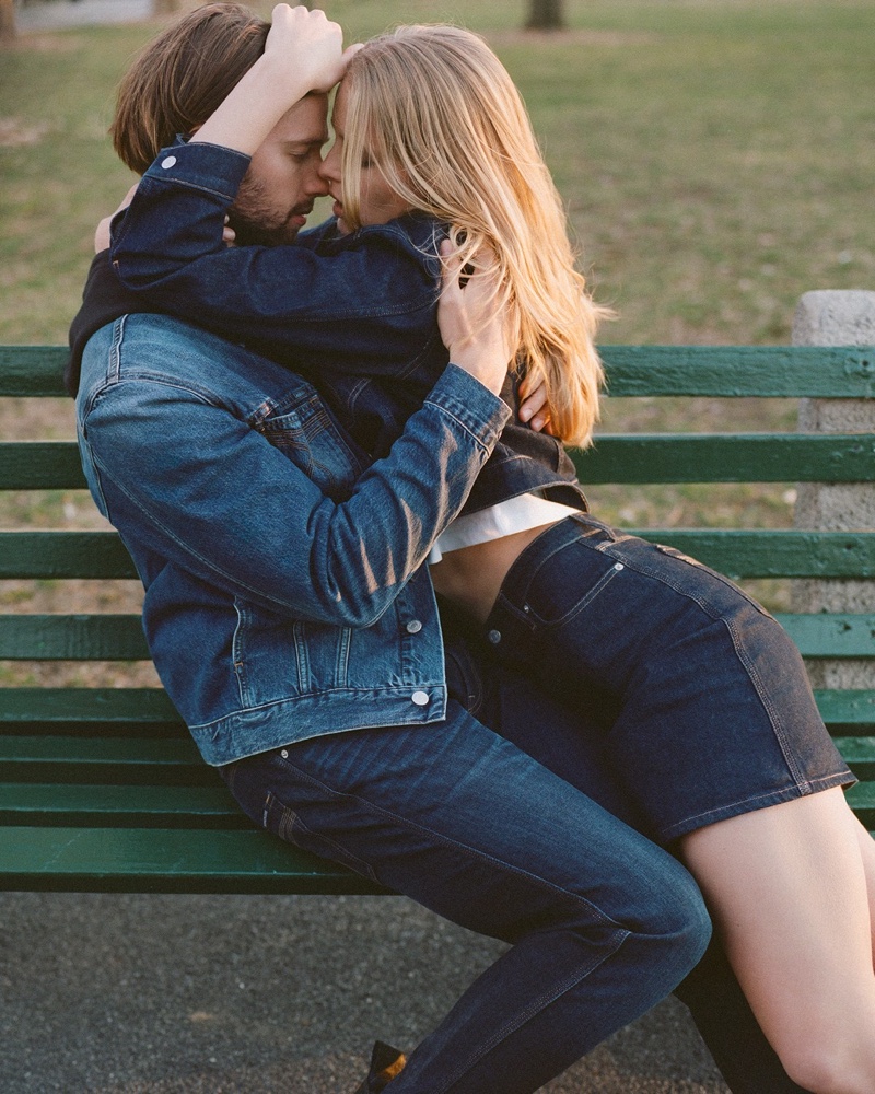 Abby Champion and Patrick Schwarzenegger star in Calvin Klein Jeans fall-winter 2019 campaign