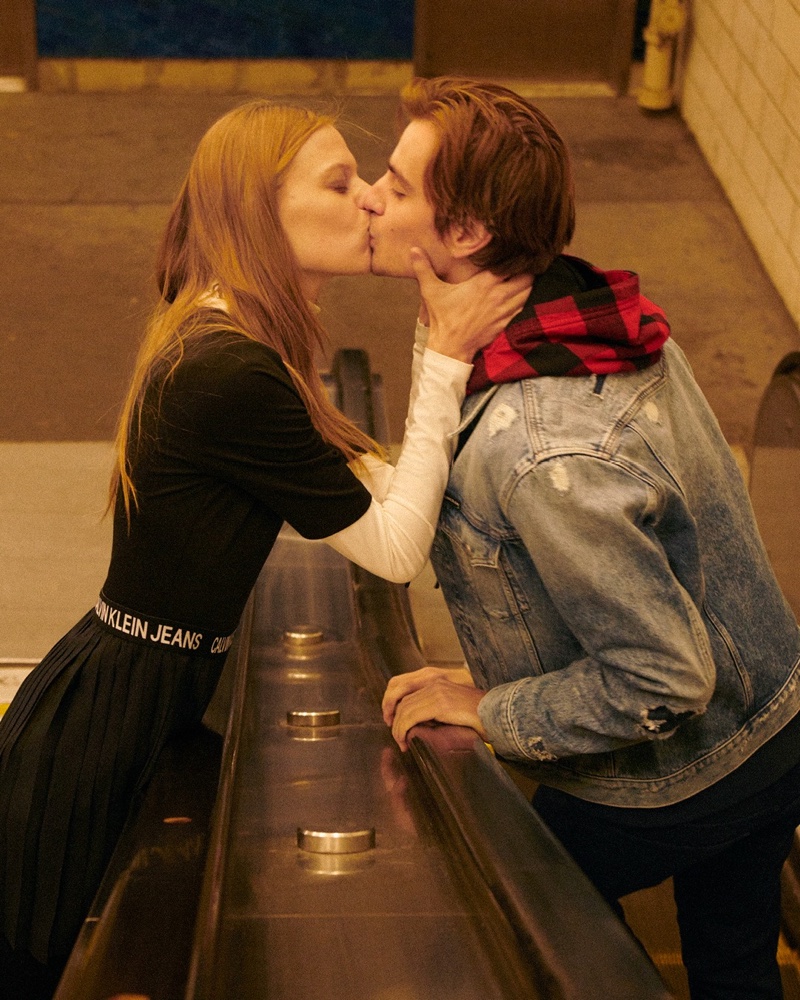 Real life couples appear in Calvin Klein Jeans fall-winter 2019 campaign