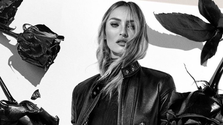 Candice Swanepoel Looks Sleek in Leather for Animale Campaign