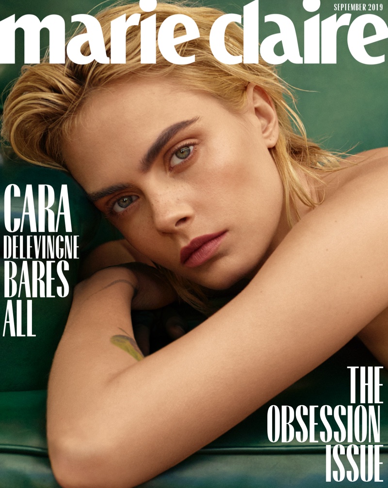 Cara Delevingne on Marie Claire US September 2019 Cover