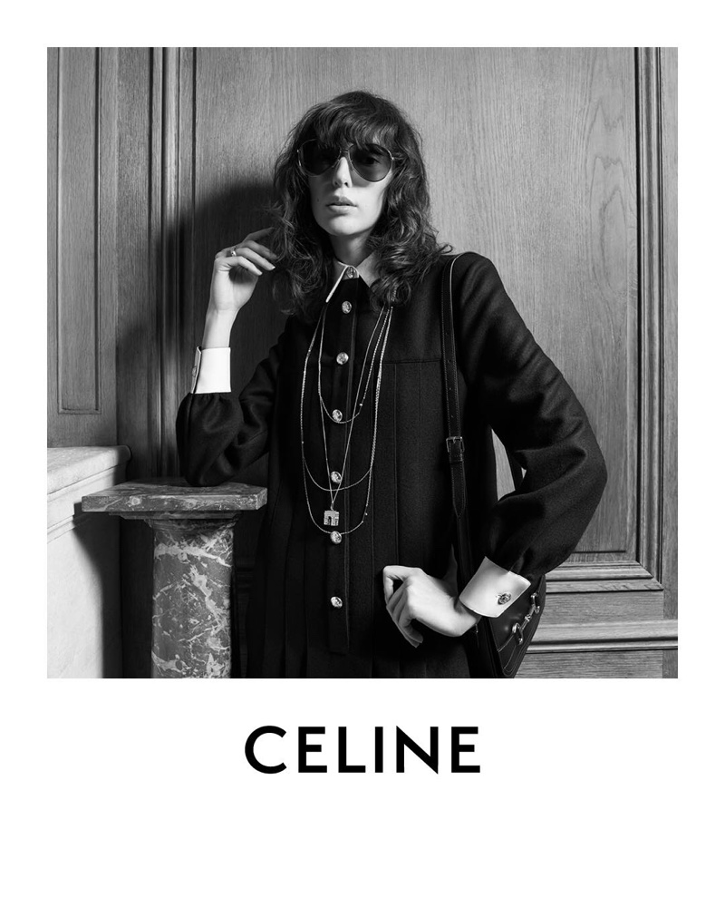 Karo Laczkowska fronts Celine winter 2019 campaign