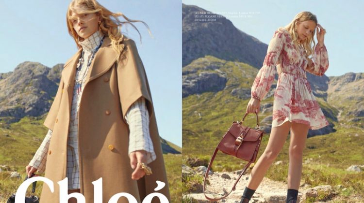 Eliza Kallmann and Kat Carter star in Chloe fall-winter 2019 campaign