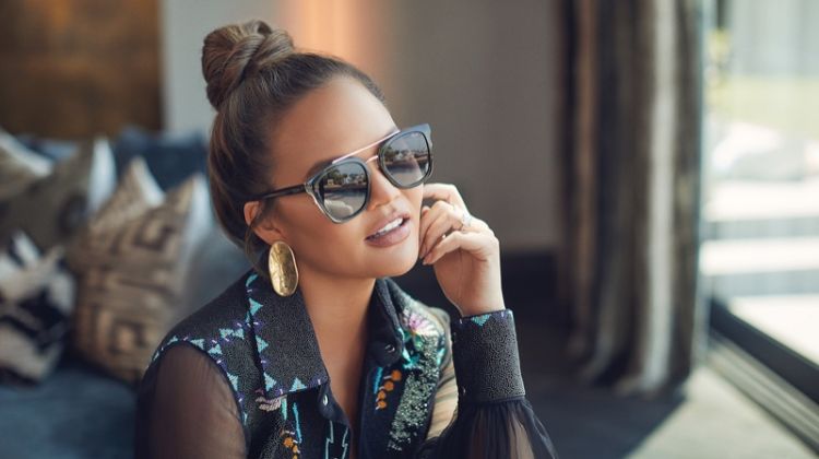 Chrissy Teigen teams up with Quay Australia on new eyewear