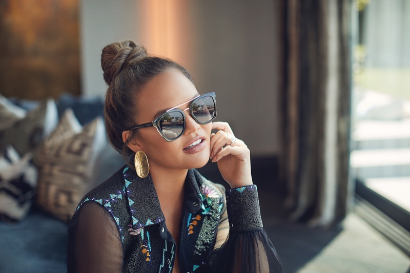 Chrissy Teigen teams up with Quay Australia on new eyewear