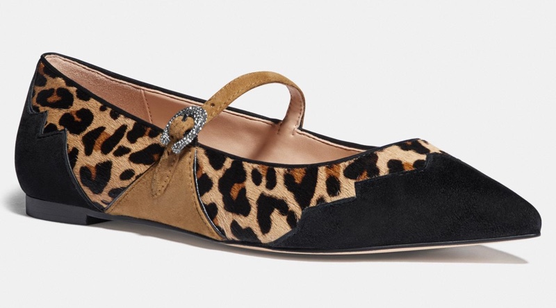 Coach x Tabitha Simmons Harriette Flat in Animal Print $165