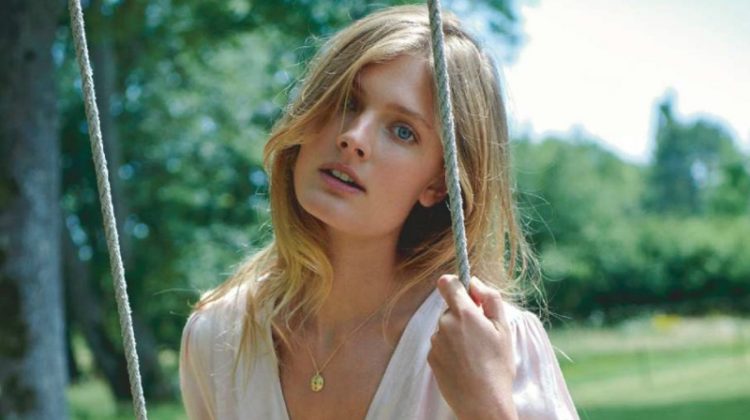 Constance Jablonski Poses in Chic Summer Styles for ELLE France