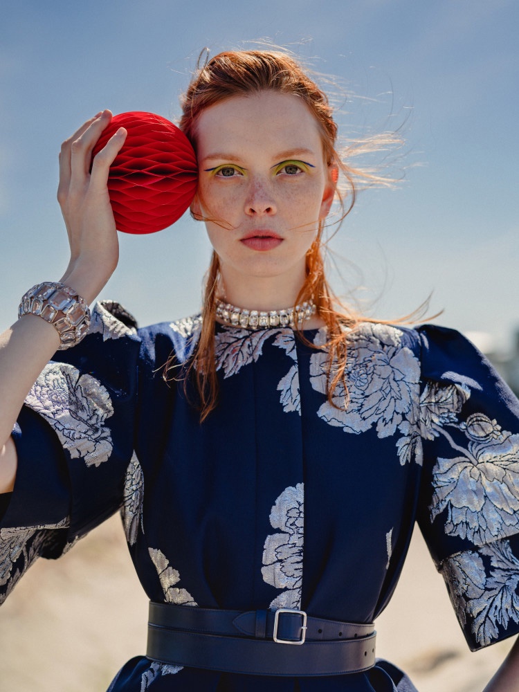 Dani Witt Poses in Chic Prints for InStyle Mexico
