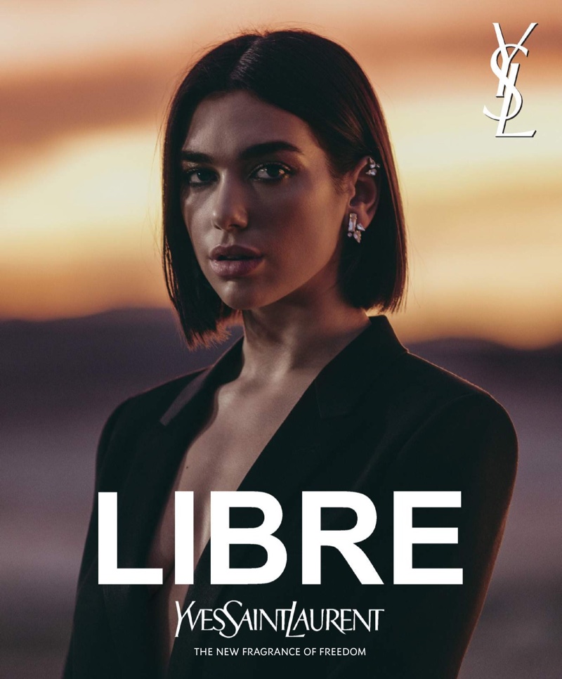 Dua Lipa Is On Fire for Yves Saint Laurent 'Libre' Fragrance Ads