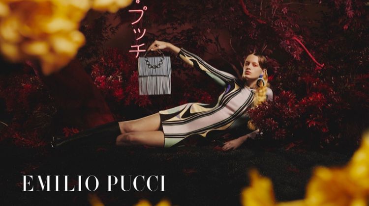 Kat Carter Takes the Spotlight in Emilio Pucci Fall 2019 Campaign