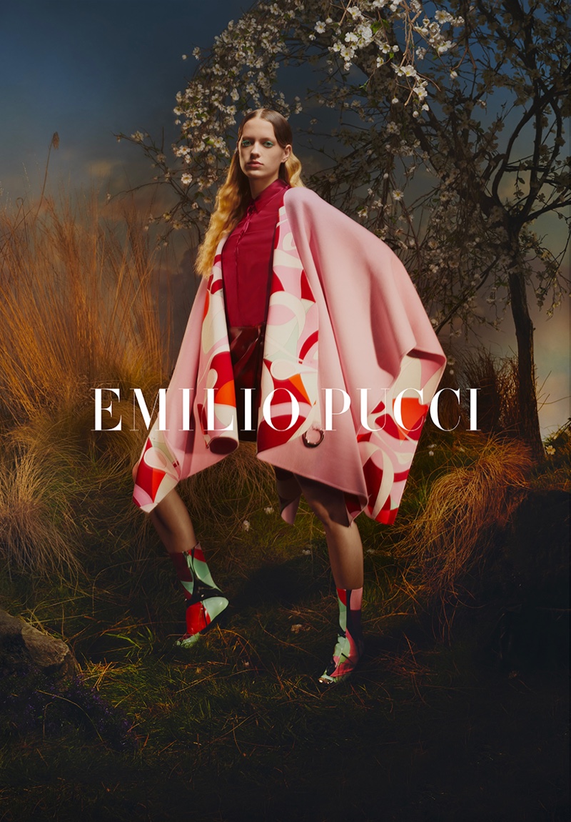 Kat Carter fronts Emilio Pucci fall-winter 2019 campaign