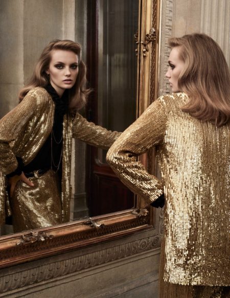 Fran Summers Captivates in Celine Designs for Vogue Paris Fran Summers Captivates in Celine Designs for Vogue Paris