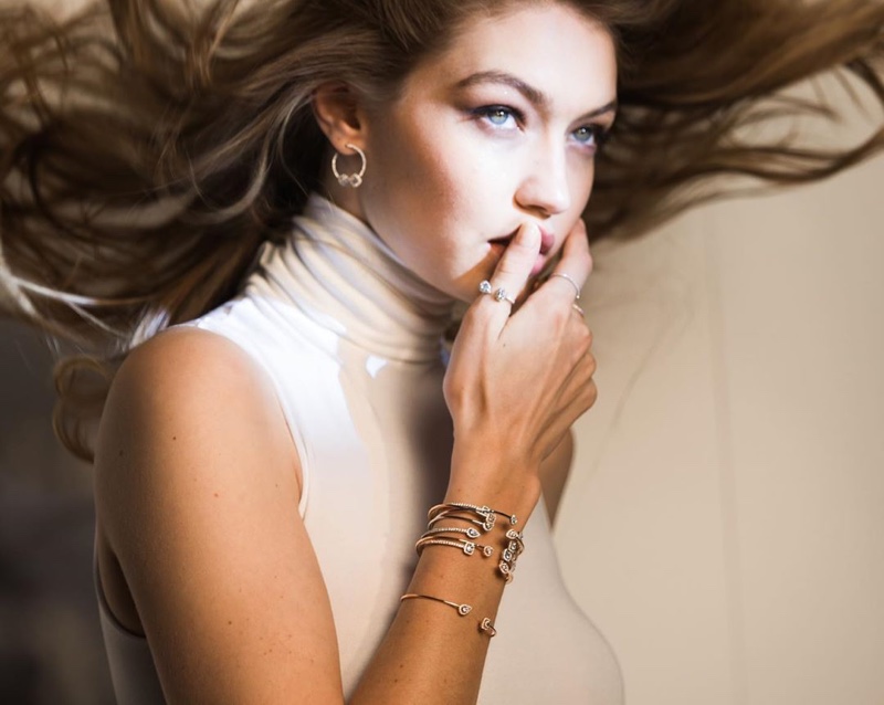 BEHIND THE SCENES: Gigi Hadid for Messika jewelry