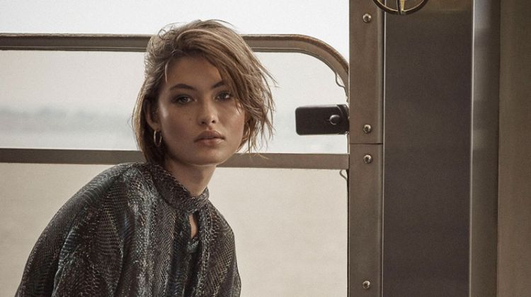 Grace Elizabeth fronts Massimo Dutti A Long Journey fall-winter 2019 editorial